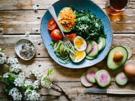 a healthy plate of food